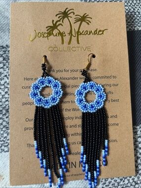 NEW | Josephine Alexander Margarita Beaded Fringe Drop Earrings